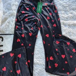 Cute heart ♥️ flare pants size: s