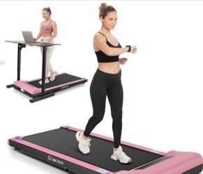 ancheer treadmill pink