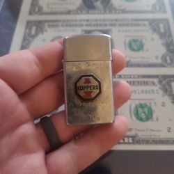 Vintage 1964 Zippo Slim Koppers Lighter