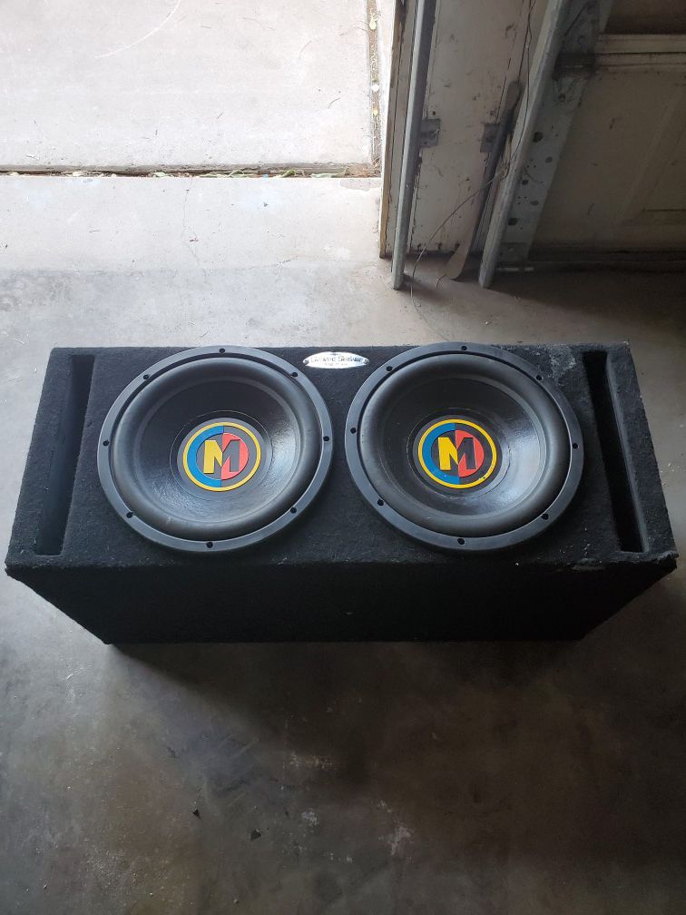 Memphis Mojo M3 12" Subwoofers in Ported Box