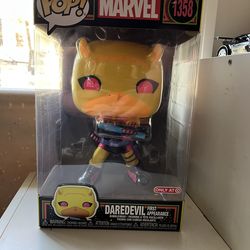 Funko Pop! Marvel Target Exclusive #1358 Blacklight DareDevil 1st Appearance