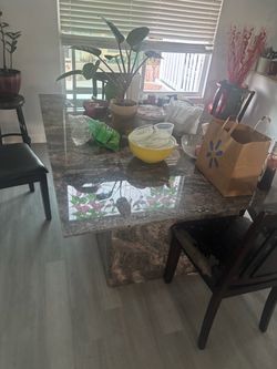 Marble table