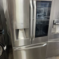 LG knock knock refrigerator studio series