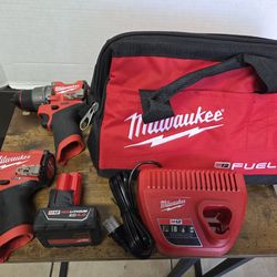 Milwaukee M12 Brushless Fuel Drill Set New (Price Is Firm)