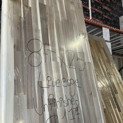 ‼️🔥 BUY 1 BUTCHER BLOCK – GET THE 2ND 50% OFF! 🔥 Warehouse direct pricing — limited-time promotion!  📏 Size: 8ft × 25” Styles Available: • Unfinish