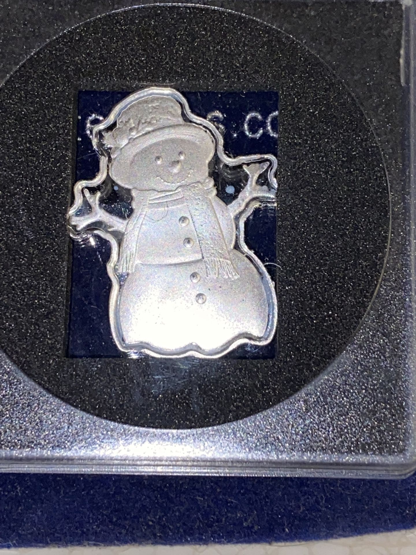 Limited edition 5 g snowman silver