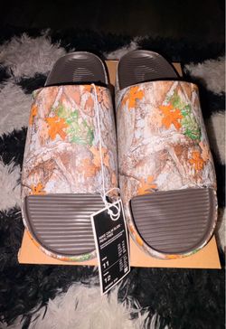 RealTree Camo Nike Slides sz11