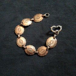 Copper Bracelet Concho design