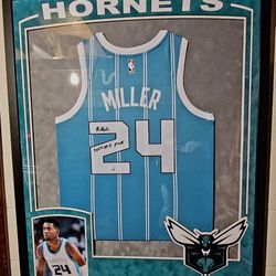 Brandon Miller Framed Jersey