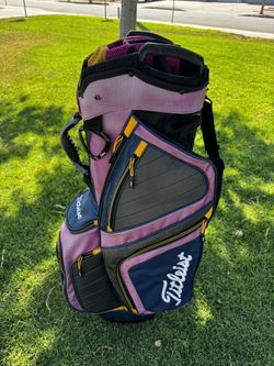 Titleist Golf Cart Bag – 14-Way Divider, Lots of Storage, Great Condition – $89