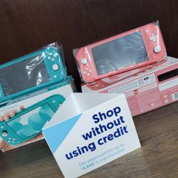 Nintendo Switch Lite New Gaming Console -  PAYMENTS AVAILABLE ONLY $25 DOWN - NO CREDIT NEEDED 