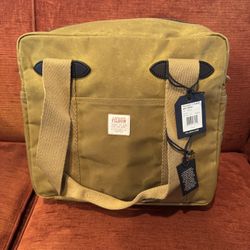 New Filson Tin Cloth Tote Tan 25L