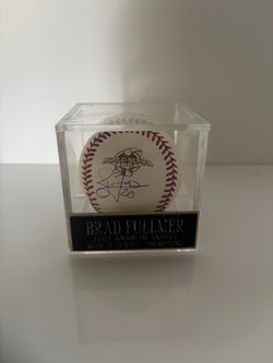 2002 Brad Fullmer Angels Autographed Baseball