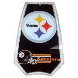 OK LIGHTING Touch Lamp Replacement Glass 1 Single Panel NFL Pittsburgh Steelers