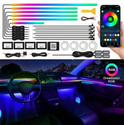 Acrylic Interior Car LED Strip Light with Wireless APP. K126