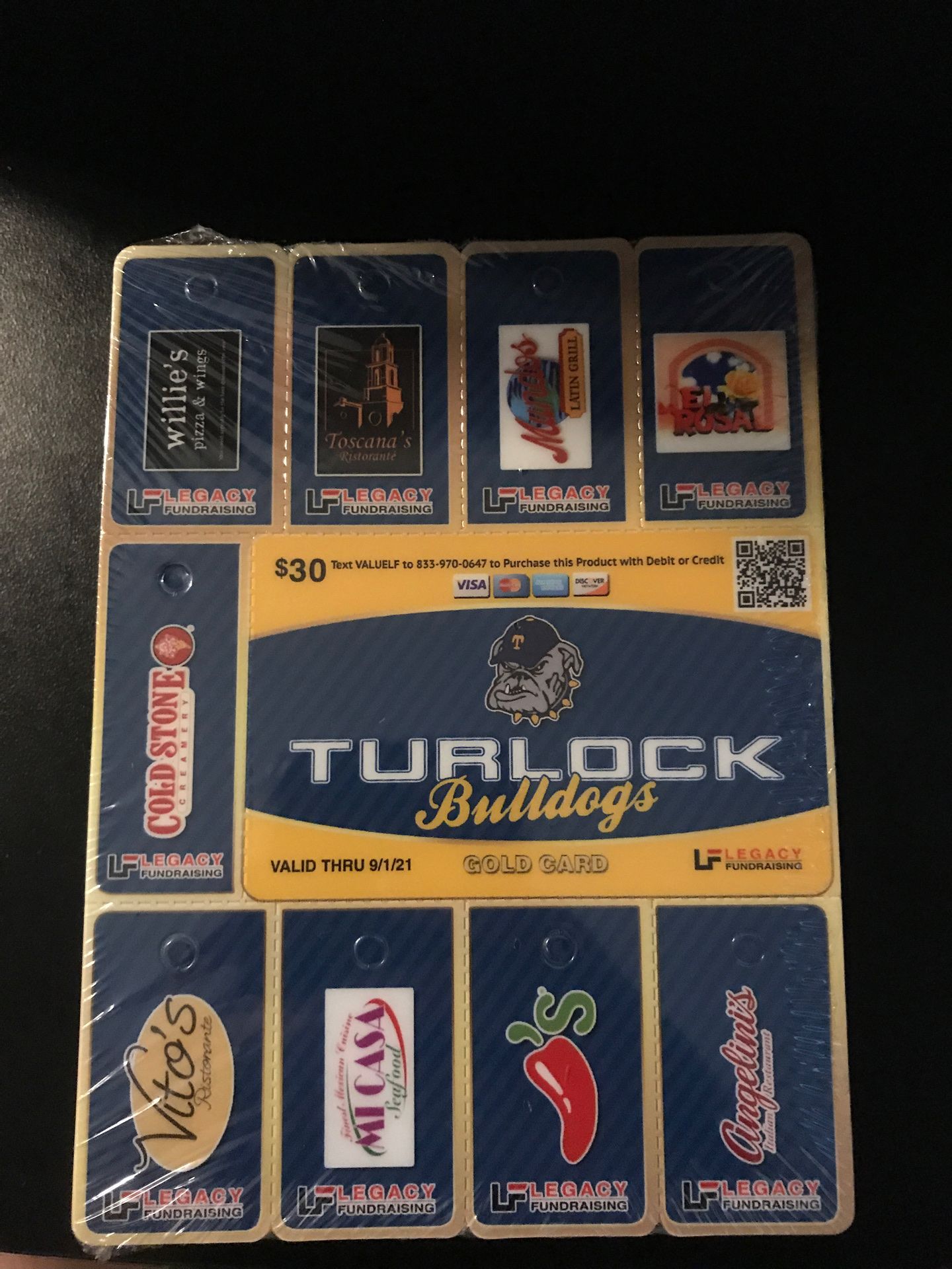 Turlock high school fundraiser football