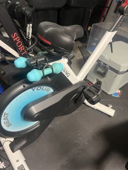 WNQ Stationary Exercise Bike with Screen