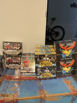 NBA NFL POKEMON trading cards sealed boxes