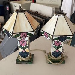 2old Lead Glass Lamps