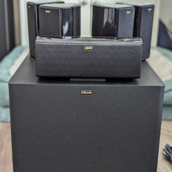 Denon AVR-E300 5.1 Amp and Klipsch Speaker system