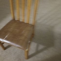 Wooden chair for free