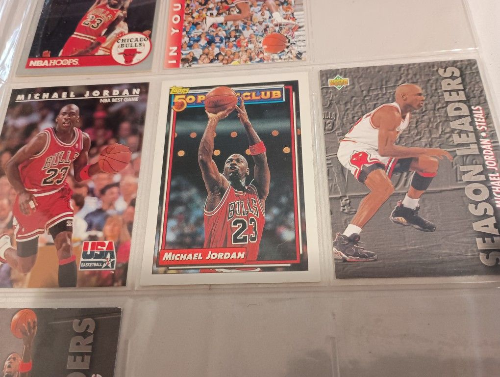 Basketball Sports Cards Michael Jordan Larry Bird Reggie Miller