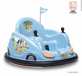 NEW 6V Bluey Bumper Car Ride On Toy