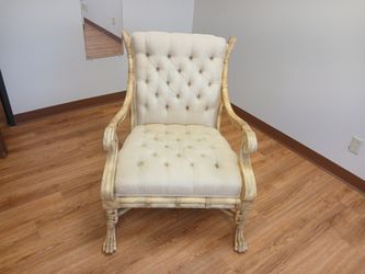 Elegant Claw Foot Armchair