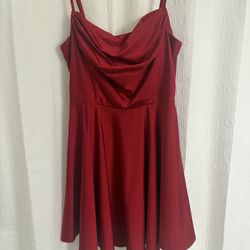 Macys Red Medium Dress