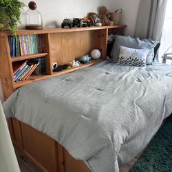 FREE - Twin Wooden Bed Frame