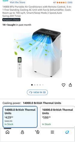 14000 btu ACpowerful AC practically brand new!