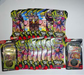 Pokemon Perfect order lot 16 sleeves 2 blister packs