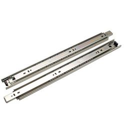 18" Full Extension Side Mount Ball Bearing Drawer Slide 88 lbs