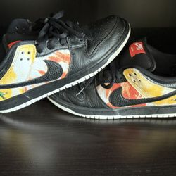 Nike Sb Dunk Tie Dye Rayguns Size 10
