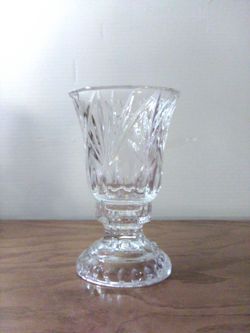 Crystal 2 Piece Hurricane Candle Holder Poland