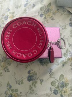 New Coach coin bag