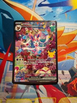 Sylveon ex Pokémon Card 153/128 Secret Rare