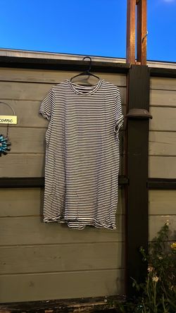 XXL striped Tshirt dress