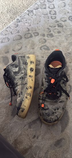 Nike spider halloween Glow In The Dark Men’s Sneakers,sport Shoes 