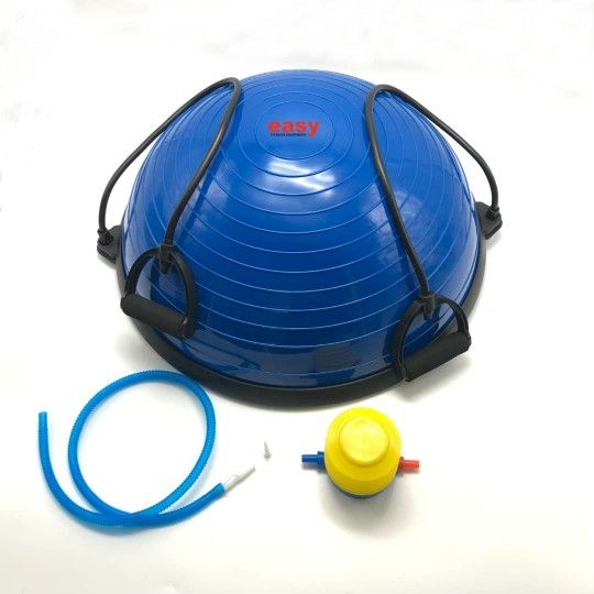 Bosu Ball With Resistance Bands And Pump 