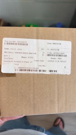 OEM Kawasaki quick shifter