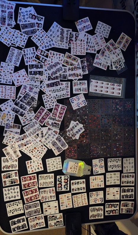 153 Halloween nail decals
