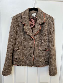 AnnTaylor Jacket Brown  size 12