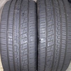 2 Used Tires 255/45 ZR20