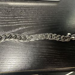 Men’s  Sterling Silver Cuban Link Bracelet | Unbranded