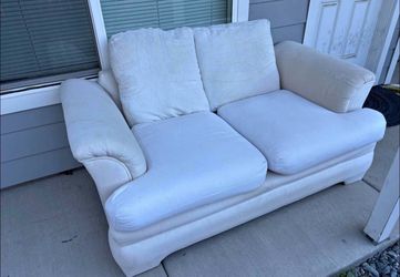 Beautiful white couch