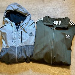 Men’s Adidas Windbreaker and Track Jackets XXL 