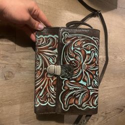 Turquoise Patricia Nash Purse 