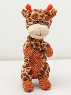 Giraffe stuffed toy with squeaker