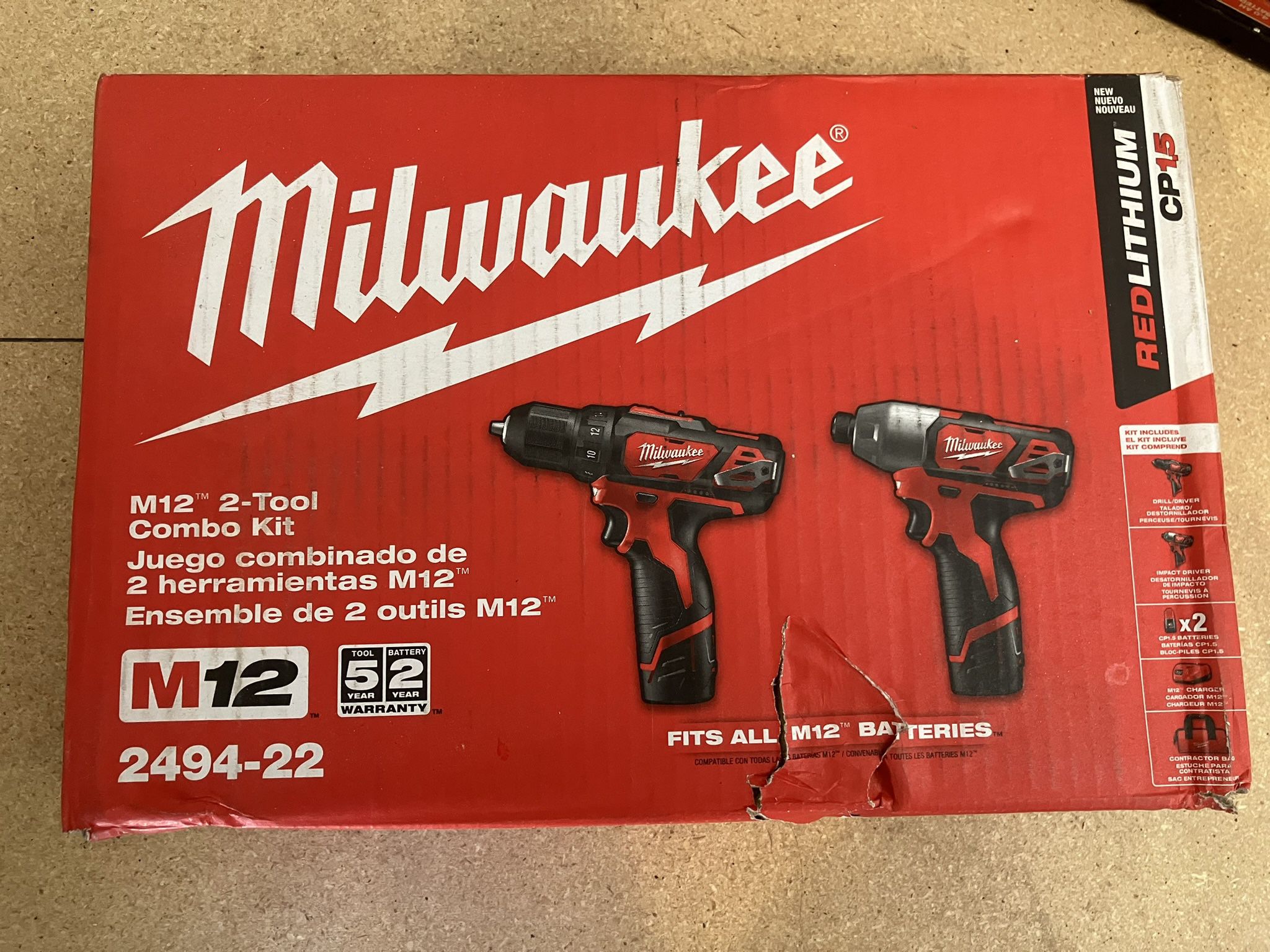 Milwaukee 2 Drill Combo Kit 